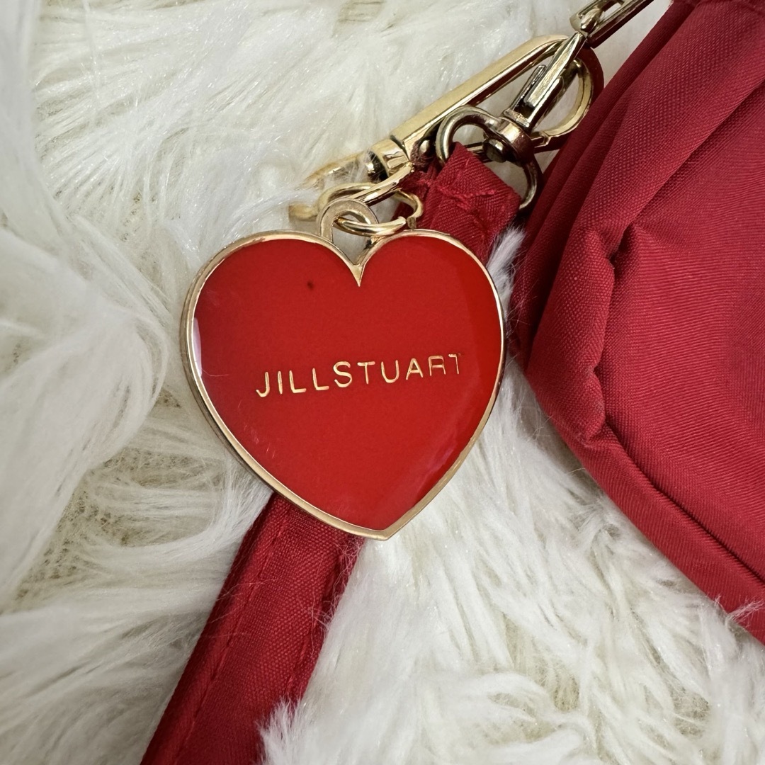 JILLSTUART(ジルスチュアート)のJILLSTUART  ジルスチュアートダブルファスナーポーチ　キーホルダー付き レディースのファッション小物(ポーチ)の商品写真