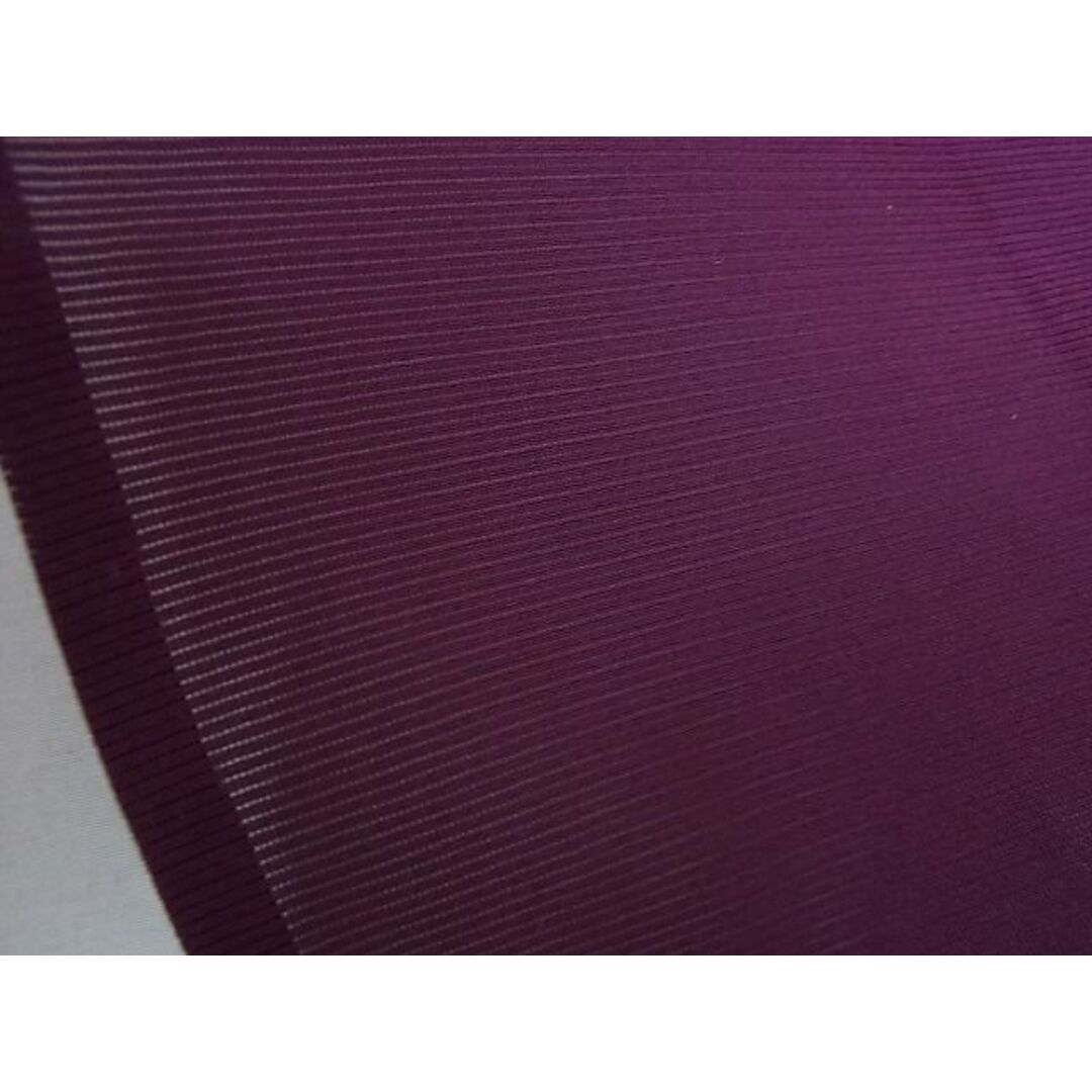 平和屋2■夏物　色無地　絽　紫紺色　逸品　DAAC1232wb レディースの水着/浴衣(着物)の商品写真