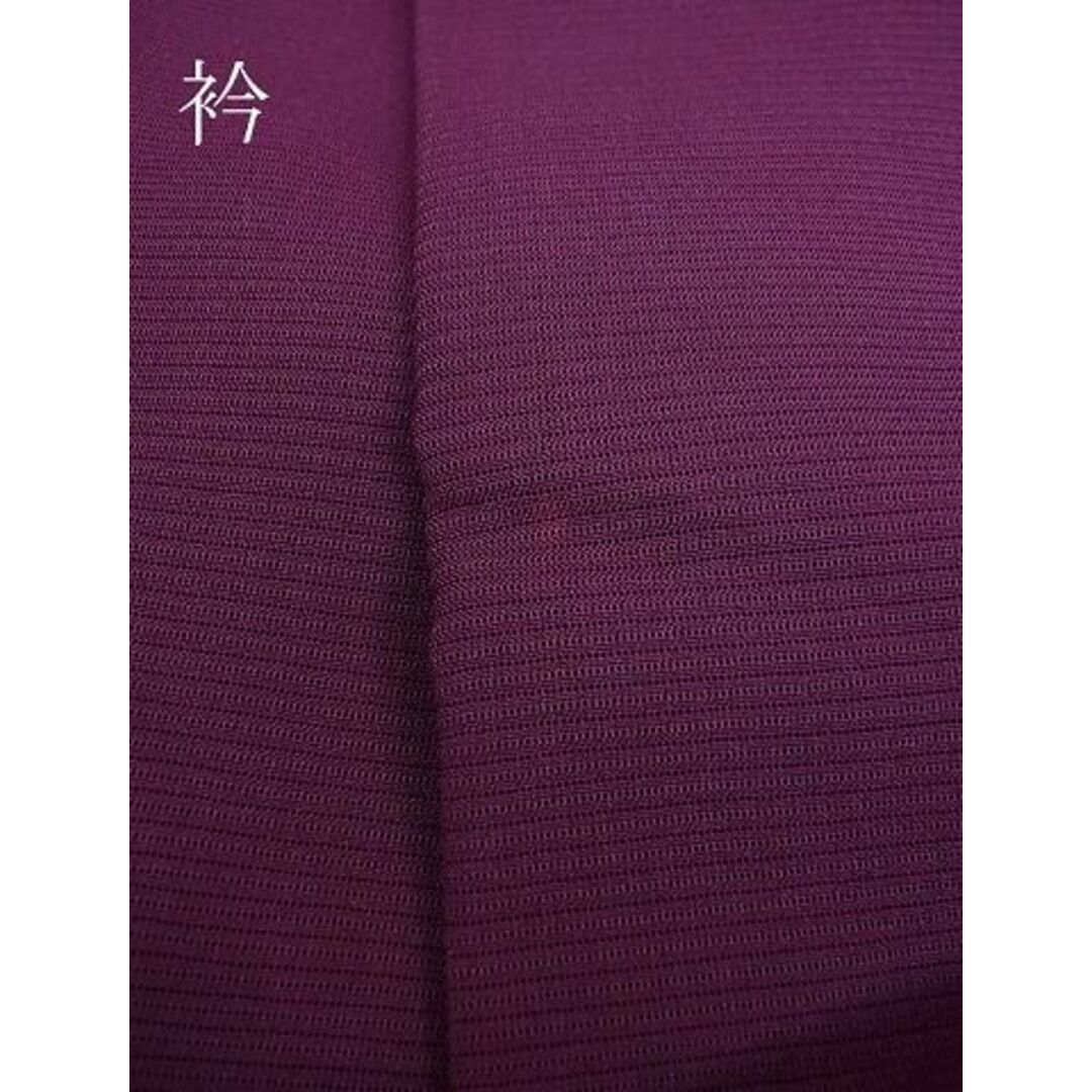 平和屋2■夏物　色無地　絽　紫紺色　逸品　DAAC1232wb レディースの水着/浴衣(着物)の商品写真