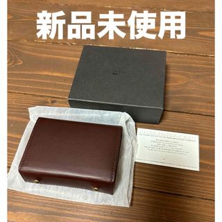 エムピウ(m+)の【新品・未使用】m+ エムピウ ミッレフォッリエⅡ P25  タバコベージュ③(折り財布)