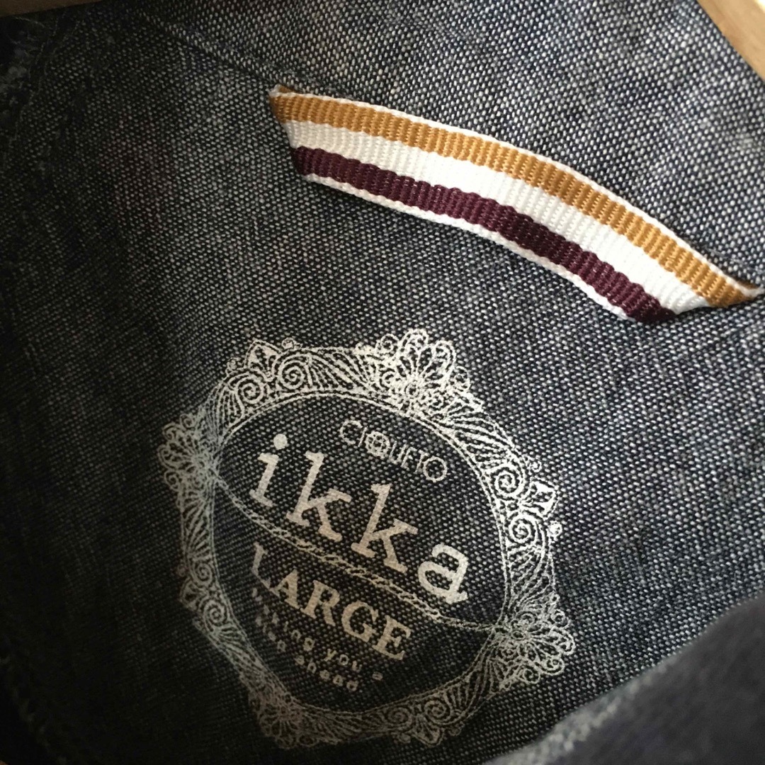 ikka(イッカ)の【希少】ikka 半袖 ポロシャツ L ネイビー 古着 ヴィンテージ メンズのトップス(ポロシャツ)の商品写真