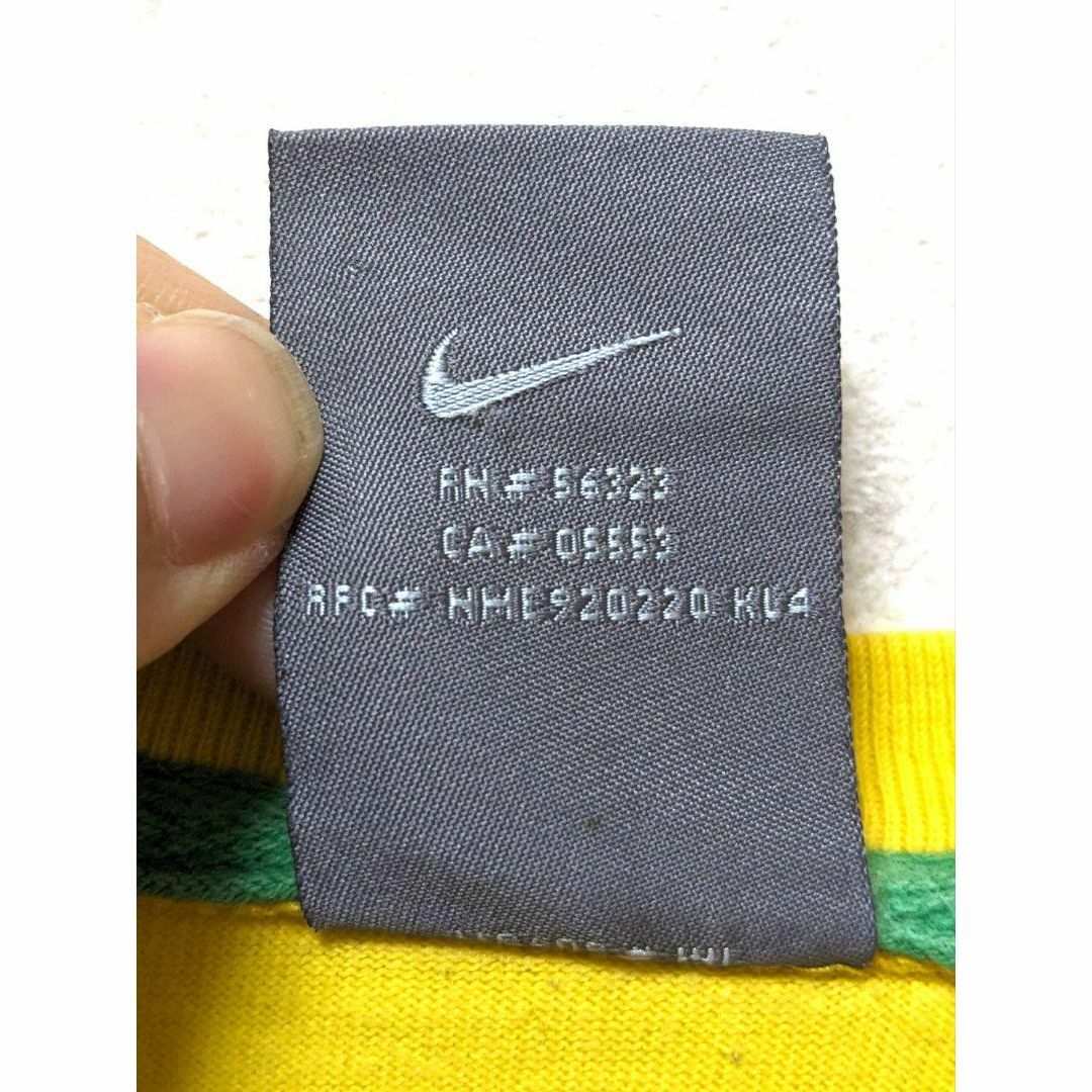 NIKE(ナイキ)の激レアナイキNIKE ブラジル代表 BRASIL刺繍Tシャツイエロー黄色L古着 メンズのトップス(Tシャツ/カットソー(半袖/袖なし))の商品写真