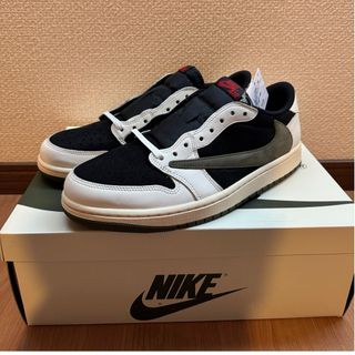 ナイキ(NIKE)のTravis Scott Air Jordan 1 Low OG Olive(スニーカー)