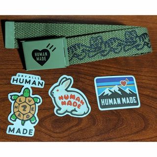 HUMAN MADE - Human Made ヒューマンメード　ベルト　ガチャベルト (グリーン)