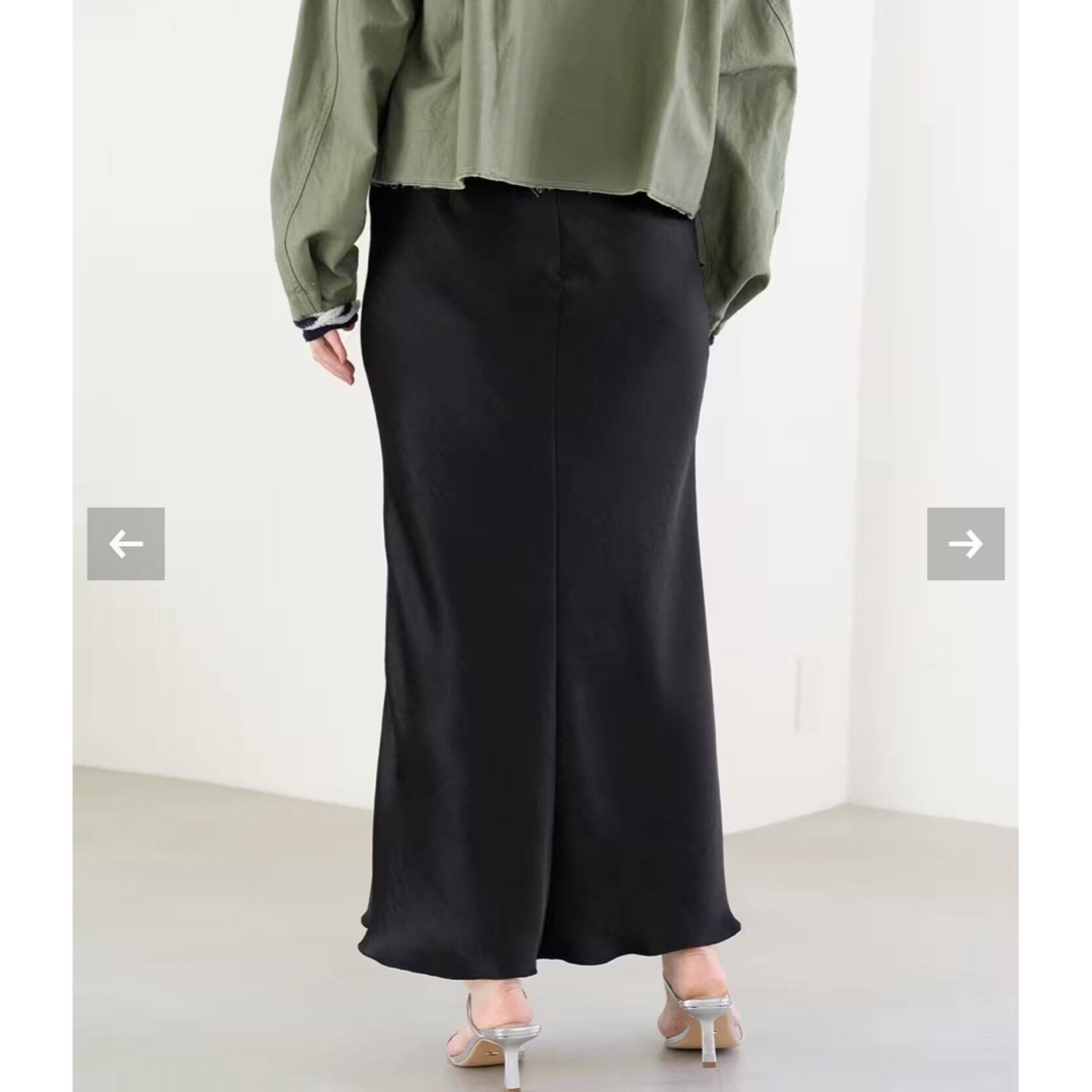 IENA(イエナ)のIENA ダブルサテンスカート レディースのスカート(ロングスカート)の商品写真