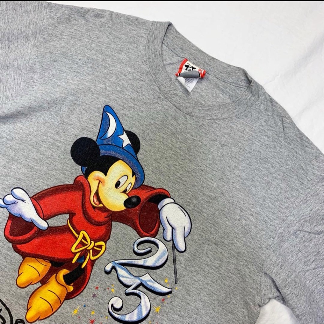 Disney(ディズニー)の90s 90年代 ヴィンテージディズニー ミッキーファンタジア  USA製 メンズのトップス(Tシャツ/カットソー(半袖/袖なし))の商品写真