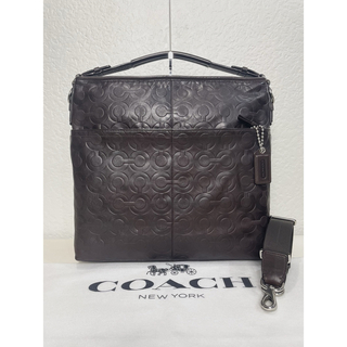 コーチ(COACH)の【美品】定価8.9万　コーチ メンテ済み ビジネス レザー　本革　バッグ　287(ビジネスバッグ)