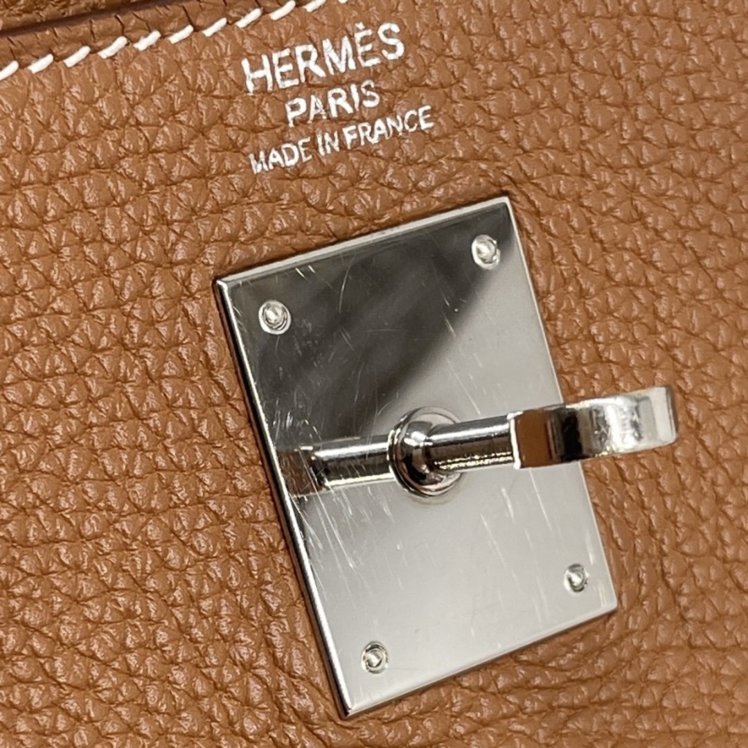 Hermes(エルメス)のエルメス HERMES ケリー32 ケリー 32 バッグ トートバッグ ショルダーバッグ トゴ ゴールド ブラウン 茶 シルバー金具 V字金具 新型金具 レディースのバッグ(トートバッグ)の商品写真