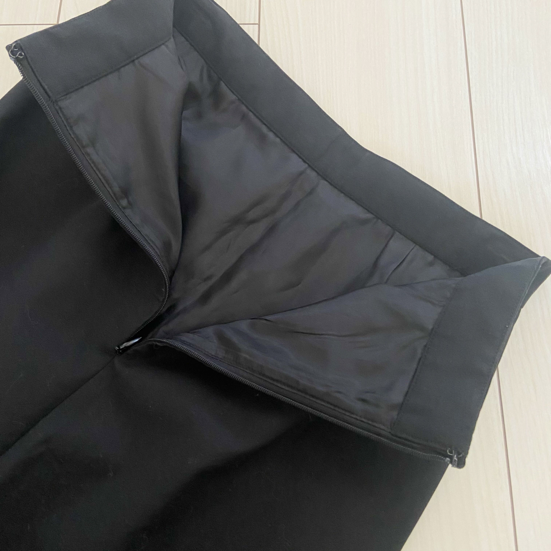 nano・universe(ナノユニバース)のnano universe フロントスリットタイトスカート　ブラック36 レディースのスカート(ロングスカート)の商品写真