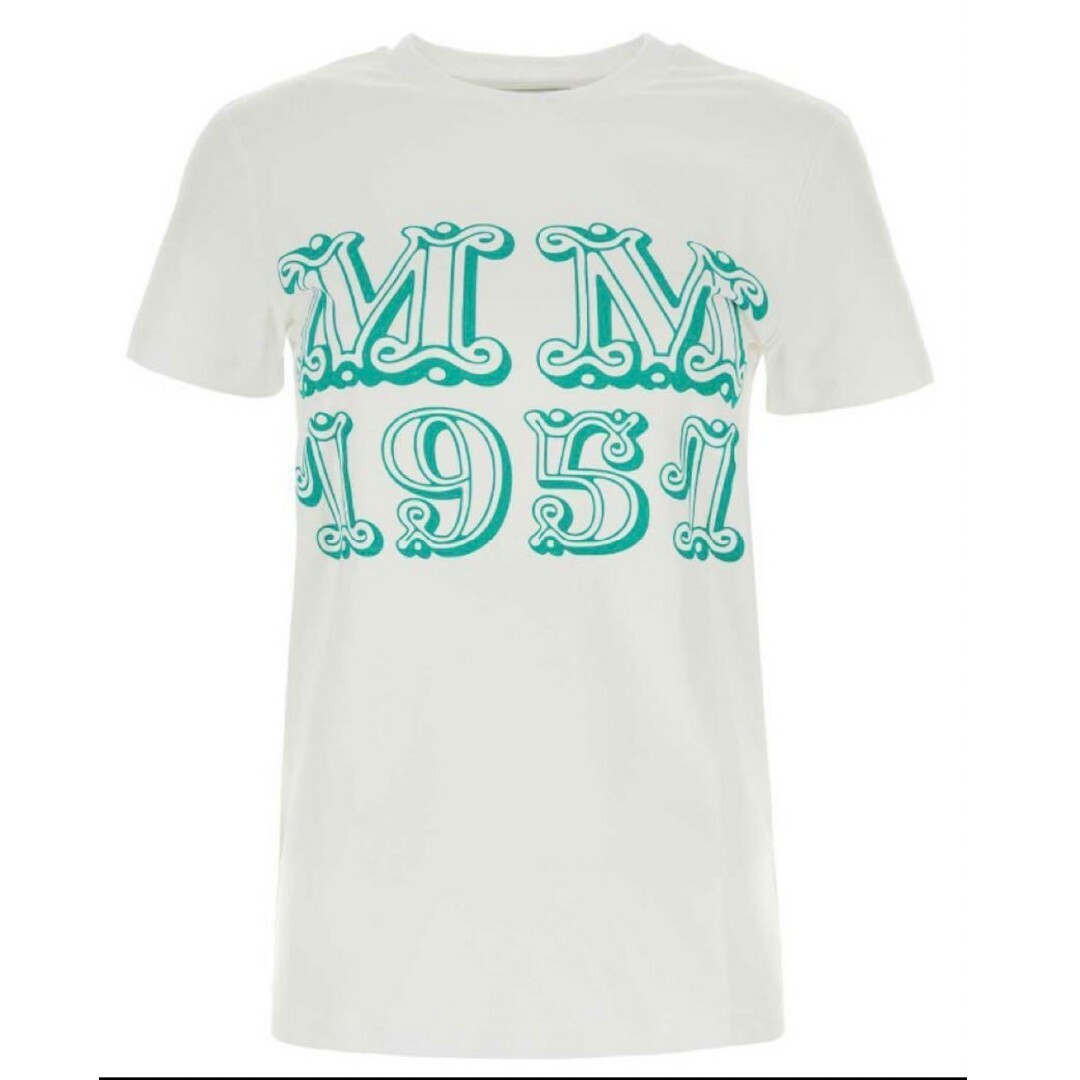 Max Mara(マックスマーラ)のMax Mara mincio コットンロゴTシャツ 新品タグ付き レディースのトップス(Tシャツ(半袖/袖なし))の商品写真