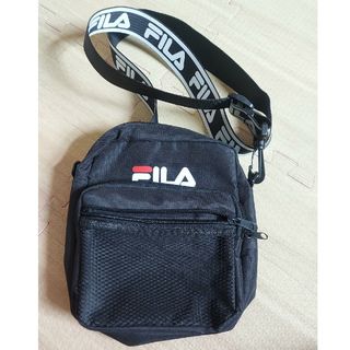 【美品】 FILA フィラ ショルダーバッグ ブラック