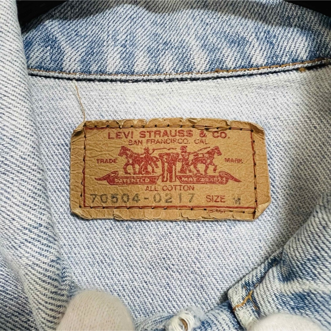 Levi's(リーバイス)のLevi's リーバイス 70504 0217 デニムジャケット ライトブルー メンズのジャケット/アウター(Gジャン/デニムジャケット)の商品写真