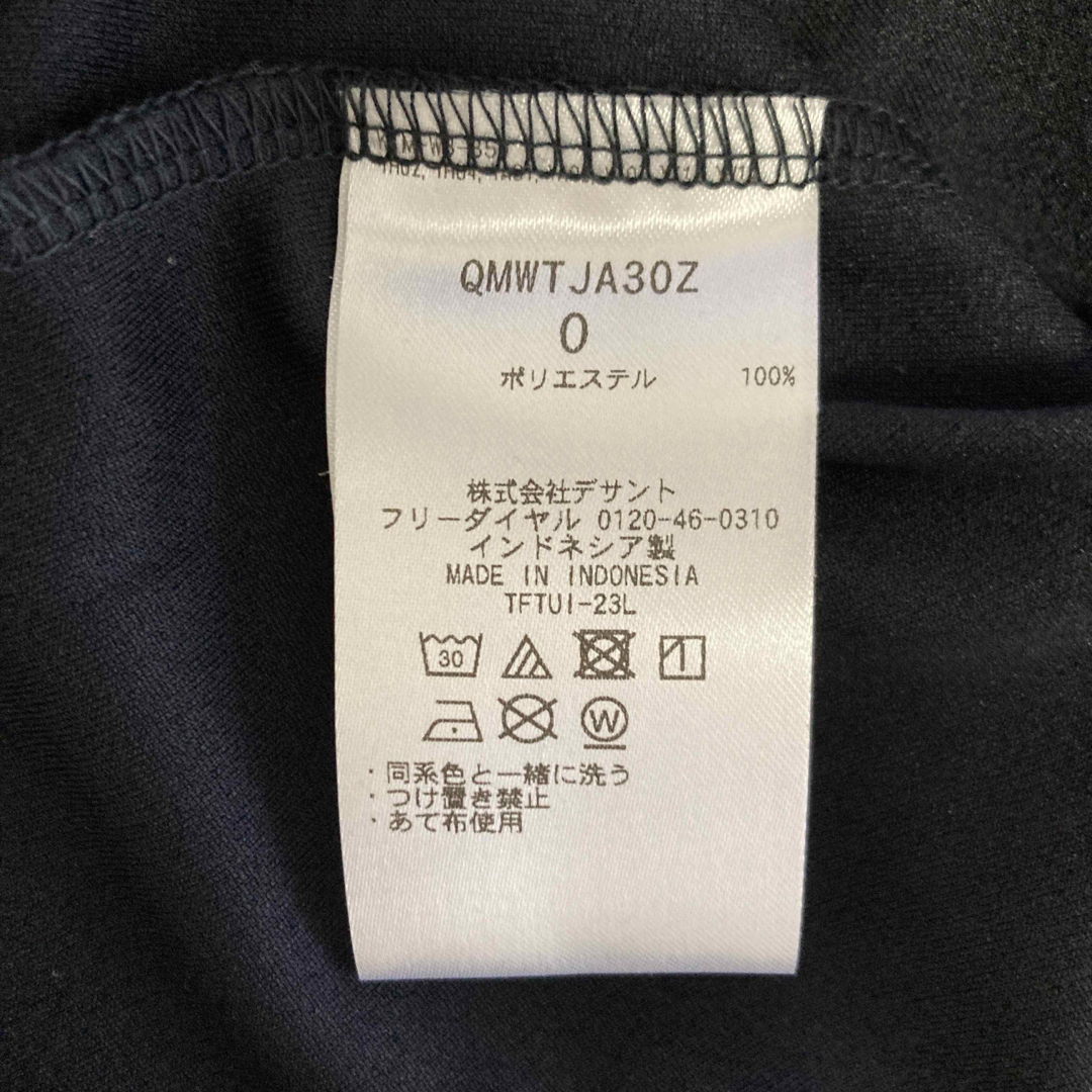 le coq sportif(ルコックスポルティフ)の【再値下げ!】ルコックスポルティフ　半袖Tシャツ　レディース　ネイビー　Oサイズ レディースのトップス(Tシャツ(半袖/袖なし))の商品写真