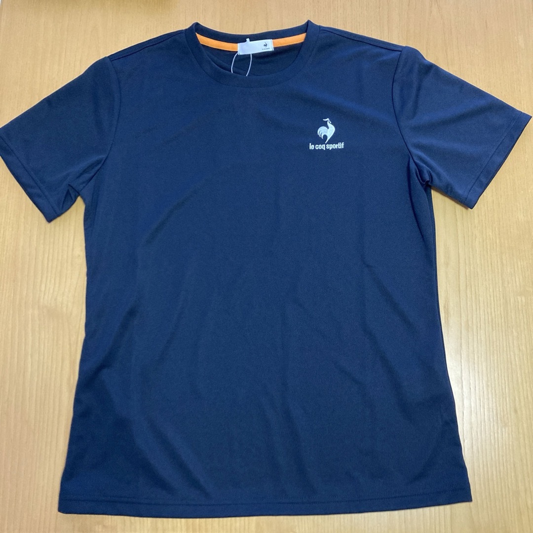 le coq sportif(ルコックスポルティフ)の【再値下げ!】ルコックスポルティフ　半袖Tシャツ　レディース　ネイビー　Oサイズ レディースのトップス(Tシャツ(半袖/袖なし))の商品写真