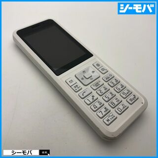 1093 SIMフリー softbank Simply B 701SI 中古 白(携帯電話本体)