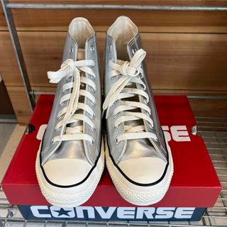 オールスター(ALL STAR（CONVERSE）)のコンバース　レザー　オールスター　ハイカット　25㎝(スニーカー)