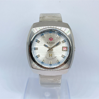 ラドー(RADO)のRADO mannheim ラドー マンハイム 稼働品 カットガラス 自動巻き(腕時計(アナログ))