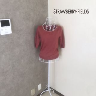 STRAWBERRY-FIELDS - ストロベリーフィールズ♡2度着用　5部袖ニット