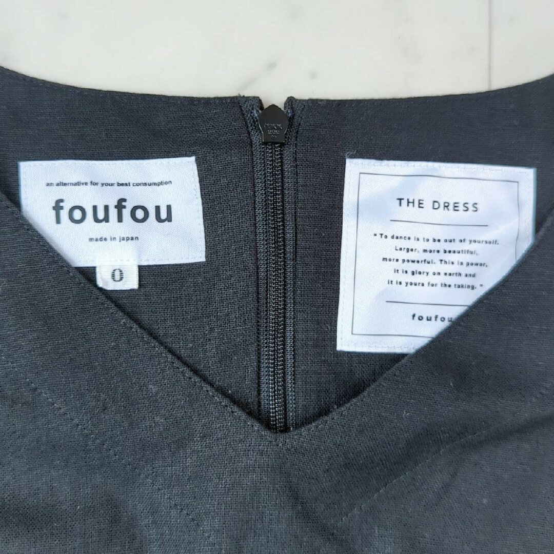美品【近年モデル】フーフー foufou THE DRESS #36 ブラック レディースのワンピース(ロングワンピース/マキシワンピース)の商品写真