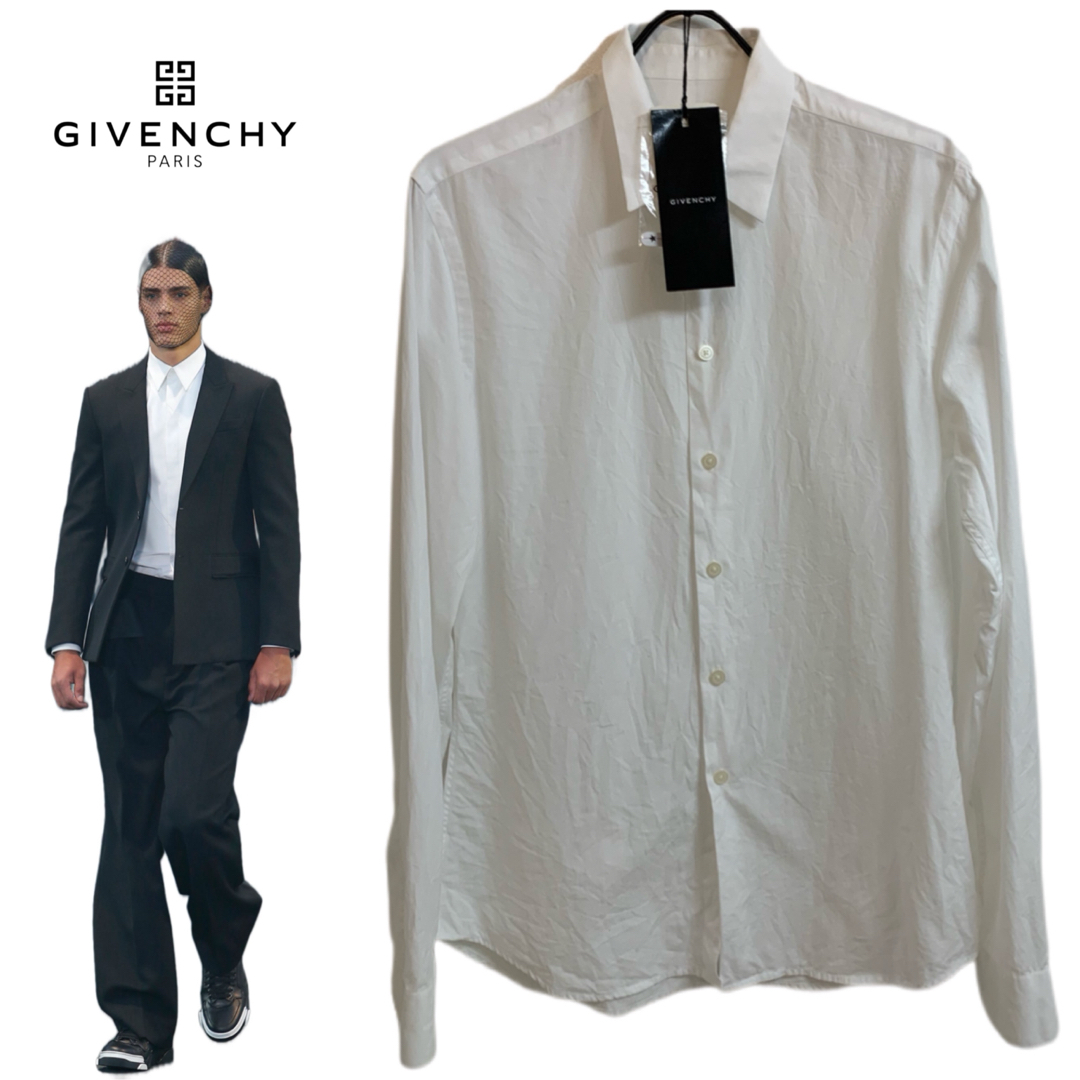 GIVENCHY(ジバンシィ)のGIVENCHY PARIS 2014s リカルドティッシ期 ドレスシャツ 白 メンズのトップス(シャツ)の商品写真