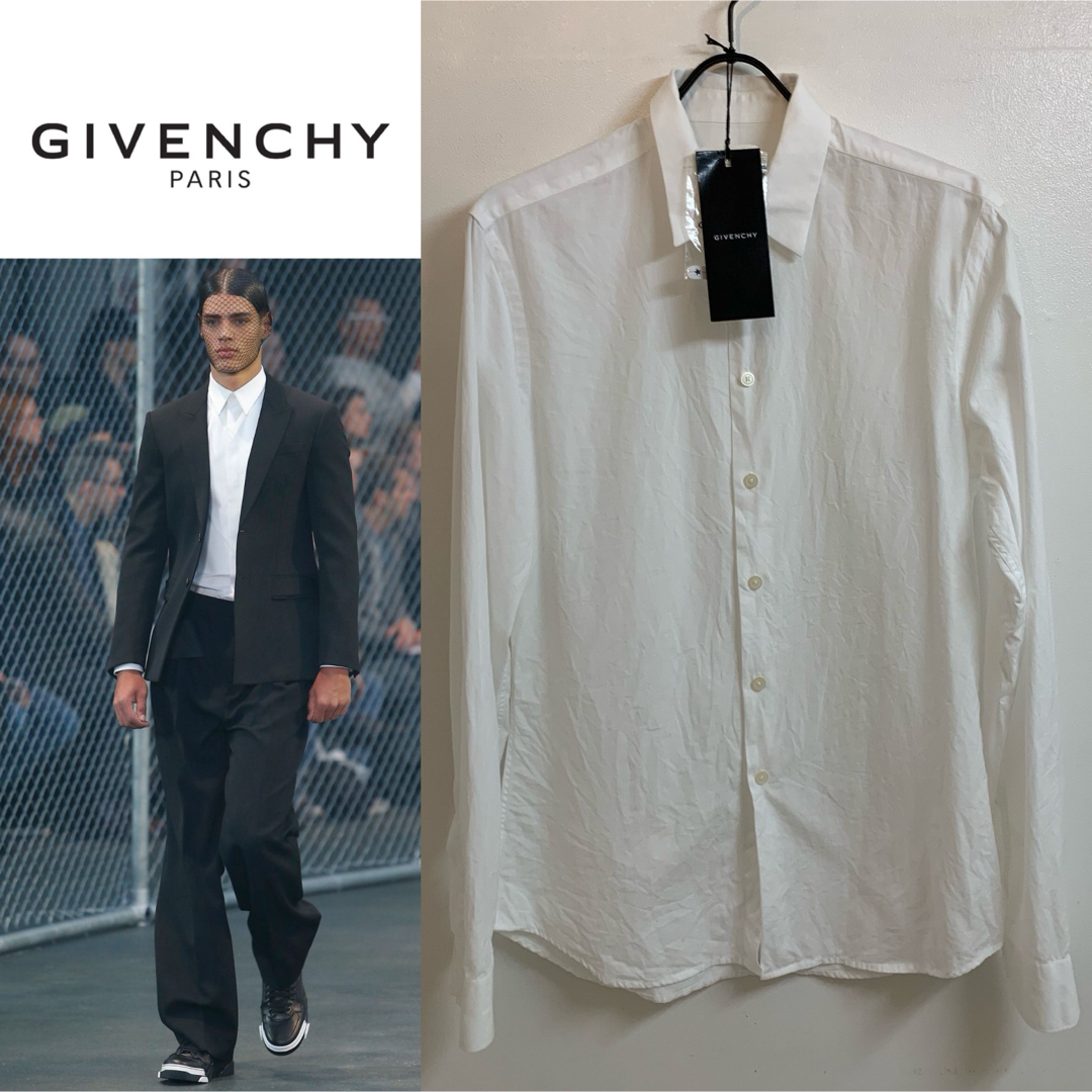 GIVENCHY(ジバンシィ)のGIVENCHY PARIS 2014s リカルドティッシ期 ドレスシャツ 白 メンズのトップス(シャツ)の商品写真