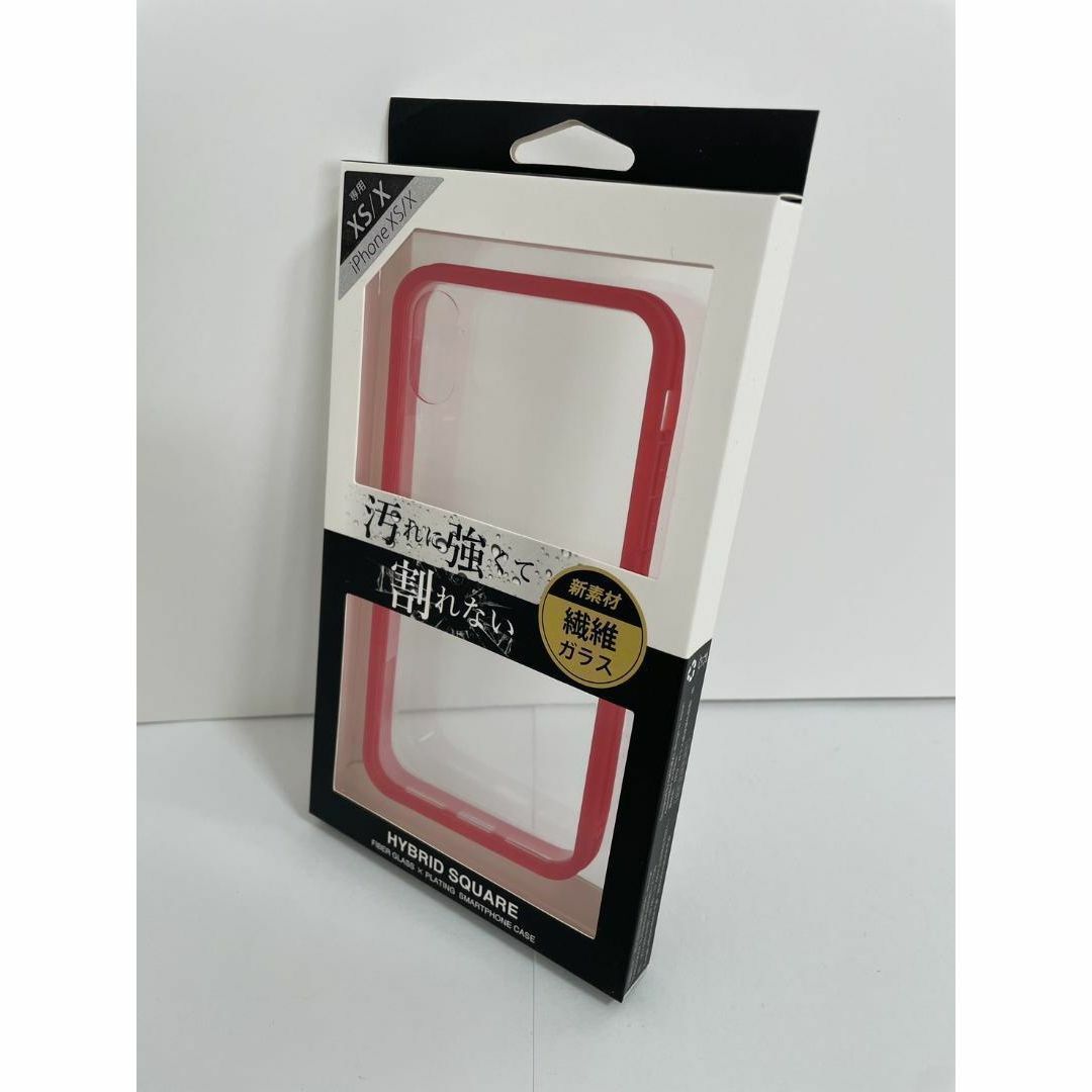iPhone X XS ハードケース バンパー レッド 赤 /300 スマホ/家電/カメラのスマートフォン/携帯電話(その他)の商品写真
