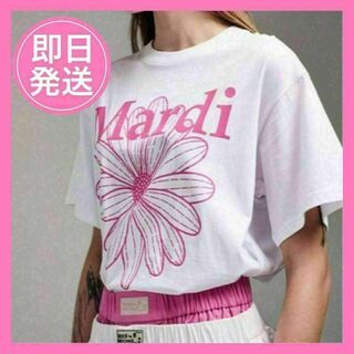 マルディメクルディ mardi mercredi Tシャツ ピンク(Tシャツ(半袖/袖なし))