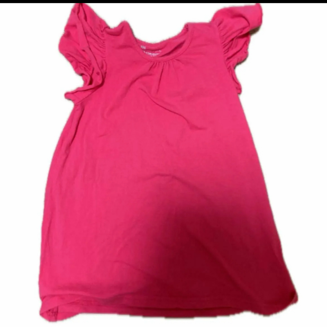 TORIDORY  ワンピース　100サイズ　ピンク キッズ/ベビー/マタニティのキッズ服女の子用(90cm~)(ワンピース)の商品写真