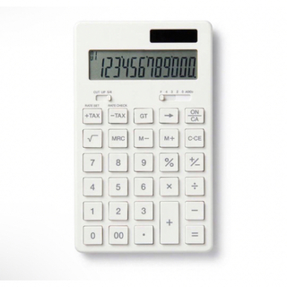 ムジルシリョウヒン(MUJI (無印良品))の無印良品　電卓 １２桁（ＫＫ－１１５４ＭＳ）(オフィス用品一般)