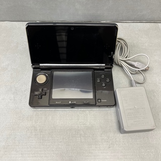 ニンテンドー　Nintendo 3DS ブラック　本体　充電器つき(携帯用ゲーム機本体)