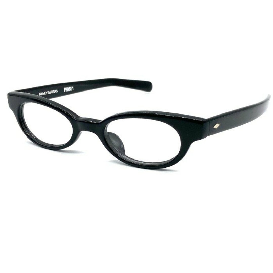 NEIGHBORHOOD(ネイバーフッド)の★NEIGHBORHOOD ネイバーフッド NH EYEWORKS PHASE 1 セルフレーム 眼鏡 メガネ クリアレンズ ブラック レディースのファッション小物(サングラス/メガネ)の商品写真