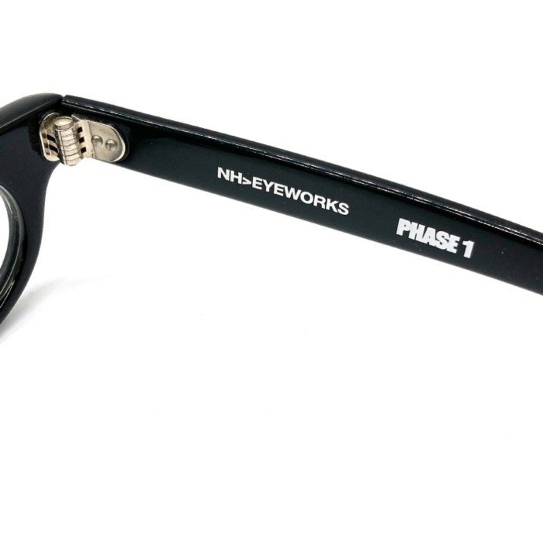 NEIGHBORHOOD(ネイバーフッド)の★NEIGHBORHOOD ネイバーフッド NH EYEWORKS PHASE 1 セルフレーム 眼鏡 メガネ クリアレンズ ブラック レディースのファッション小物(サングラス/メガネ)の商品写真