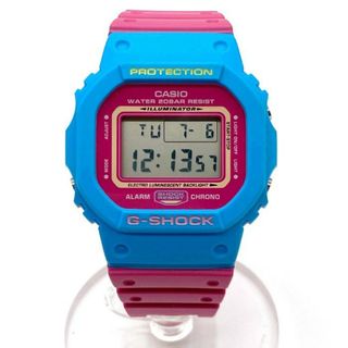 カシオ(CASIO)の★CASIO カシオ DW-5600TB-4BJF G-SHOCK THROW BACK スローバック 1983 腕時計 ピンク ブルー(腕時計(デジタル))