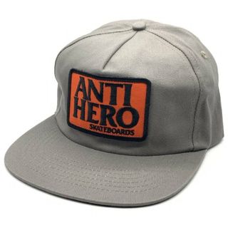 ANTI HERO - ANTI HERO アンタイヒーロー ワッペン スナップバックキャップ チャコールグレー