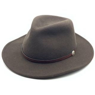 ステットソン(STETSON)のSTETSON ステットソン CROMWELL HAT クロムウェルハット ウール ブラウン Size M(ハット)