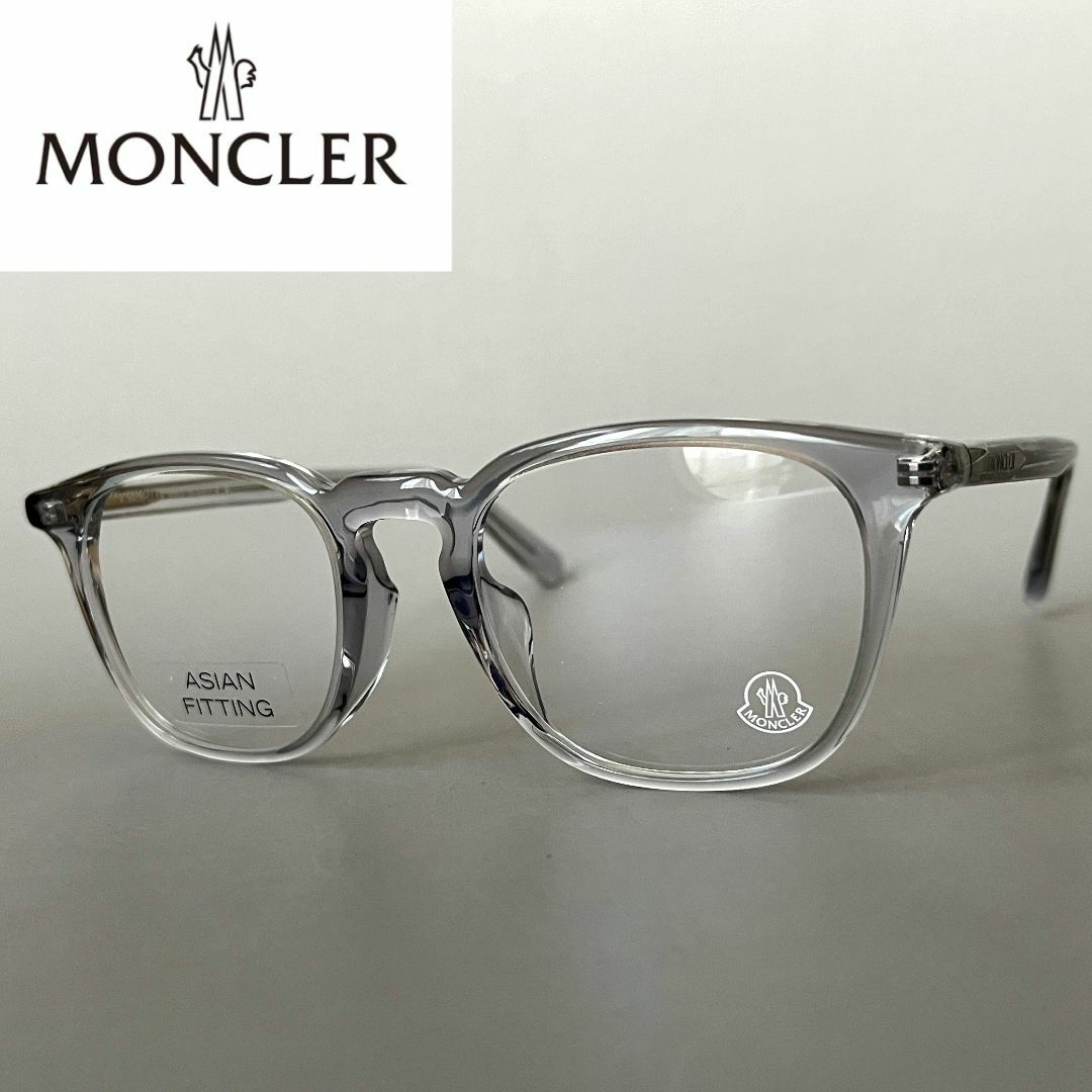 MONCLER(モンクレール)のモンクレール メガネ レディース メンズ ボストン クリア 度付き おしゃれ メンズのファッション小物(サングラス/メガネ)の商品写真