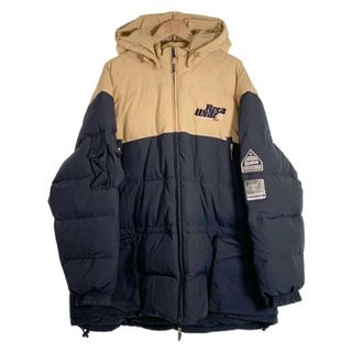 ロカウェア(Rocawear)の00's ROCAWEAR ロカウエア ナイロン ダウンジャケット ネイビー ベージュ Size 3XL(ダウンジャケット)