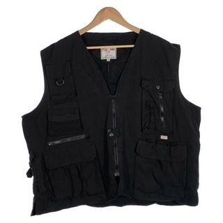 フォックスファイヤー(Foxfire)のFOXFIRE フォックスファイヤー コットン メッシュベスト ブラック マルチポケット Size XXL(ベスト)