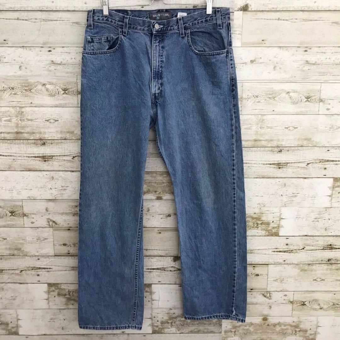 SILVER TAB（Levi's）(シルバータブ)の【k6992】USA古着00sリーバイスシルバータブルーズデニムパンツジーンズ メンズのパンツ(デニム/ジーンズ)の商品写真