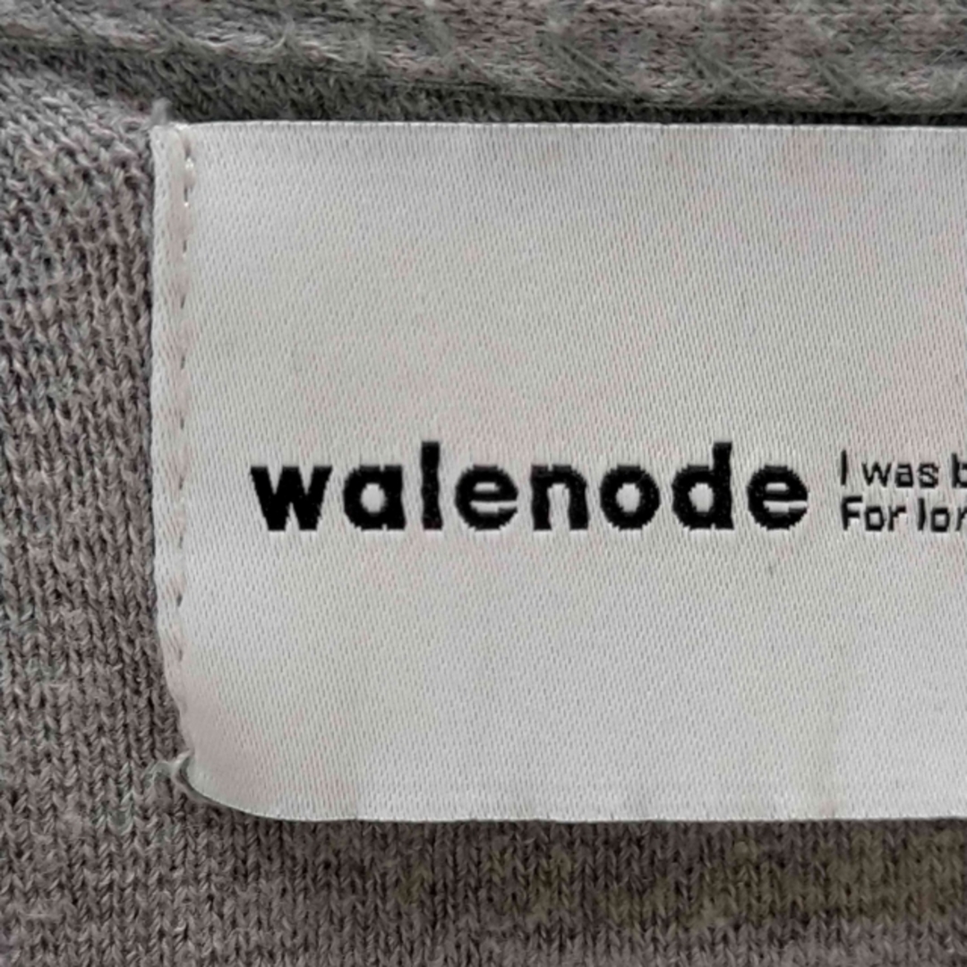 walenode(ウェルノード) コットン Vネックニットセーターグレー レディースのトップス(ニット/セーター)の商品写真