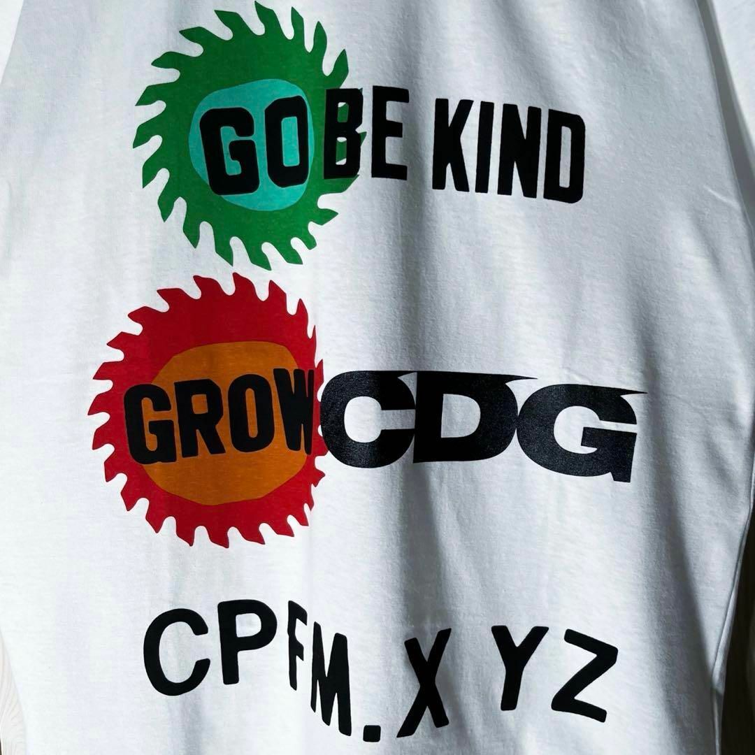 COMME des GARCONS(コムデギャルソン)の【新品 限定コラボ L】コムデギャルソン CPFM ビッグロゴ Tシャツ 白 メンズのトップス(Tシャツ/カットソー(半袖/袖なし))の商品写真