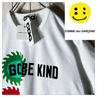 COMME des GARCONS - 【新品 限定コラボ L】コムデギャルソン CPFM ビッグロゴ Tシャツ 白