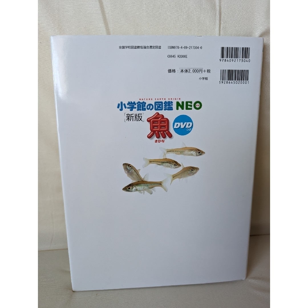 小学館の図鑑NEO　【魚】DVD付き エンタメ/ホビーの本(絵本/児童書)の商品写真