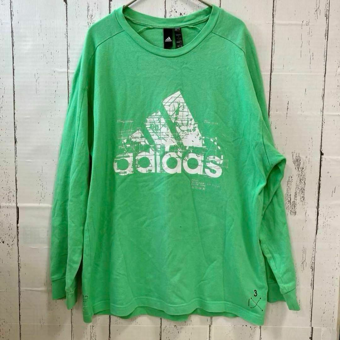 adidas(アディダス)の【ネット完売モデル】adidas アディダス 長袖　Tシャツ ロンT メンズ L メンズのトップス(Tシャツ/カットソー(七分/長袖))の商品写真