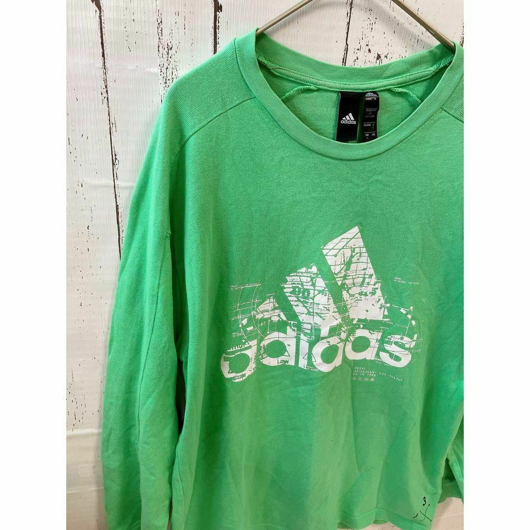 adidas(アディダス)の【ネット完売モデル】adidas アディダス 長袖　Tシャツ ロンT メンズ L メンズのトップス(Tシャツ/カットソー(七分/長袖))の商品写真