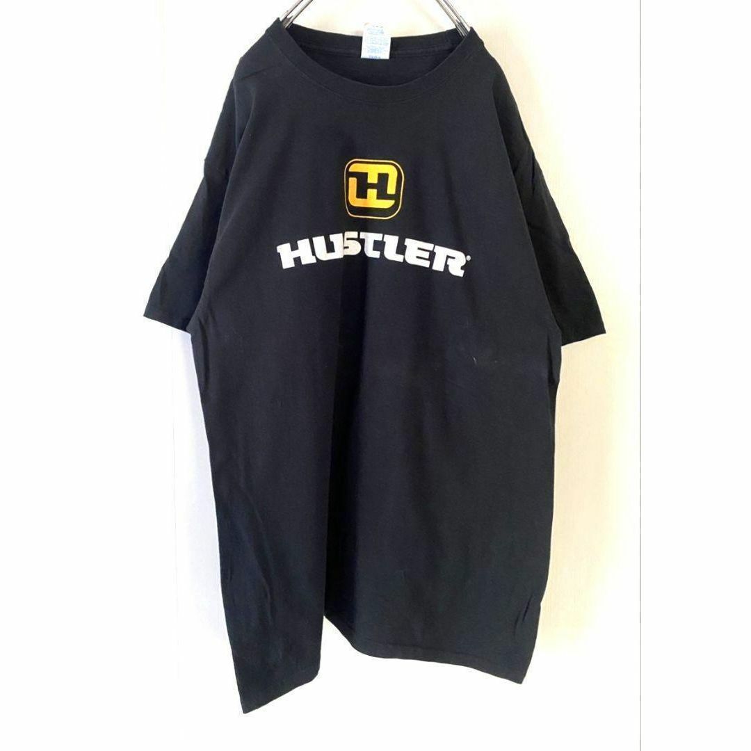 ポート&カンパニー HUSTLER Tシャツ L ブラック 黒 古着 メンズのトップス(Tシャツ/カットソー(半袖/袖なし))の商品写真