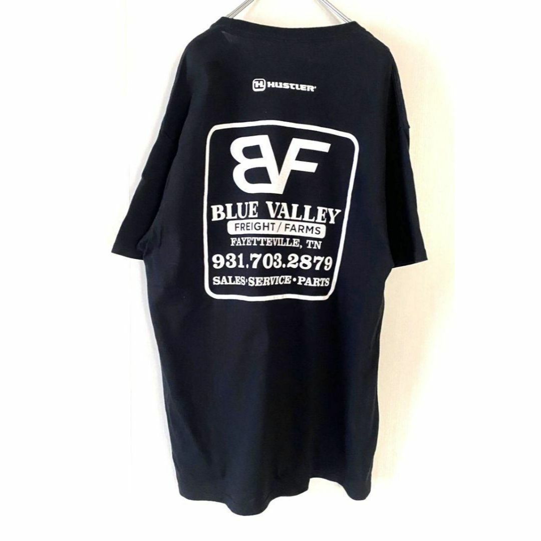ポート&カンパニー HUSTLER Tシャツ L ブラック 黒 古着 メンズのトップス(Tシャツ/カットソー(半袖/袖なし))の商品写真