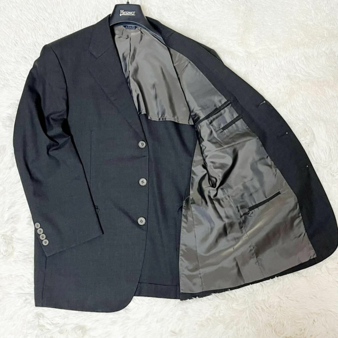 Ralph Lauren(ラルフローレン)のRALPH LAUREN ジャケット ウール 黒 #96 86 170 メンズのスーツ(その他)の商品写真