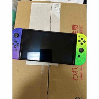 ニンテンドウ(任天堂)のスプラトゥーンSwitch ジャンク品(家庭用ゲーム機本体)