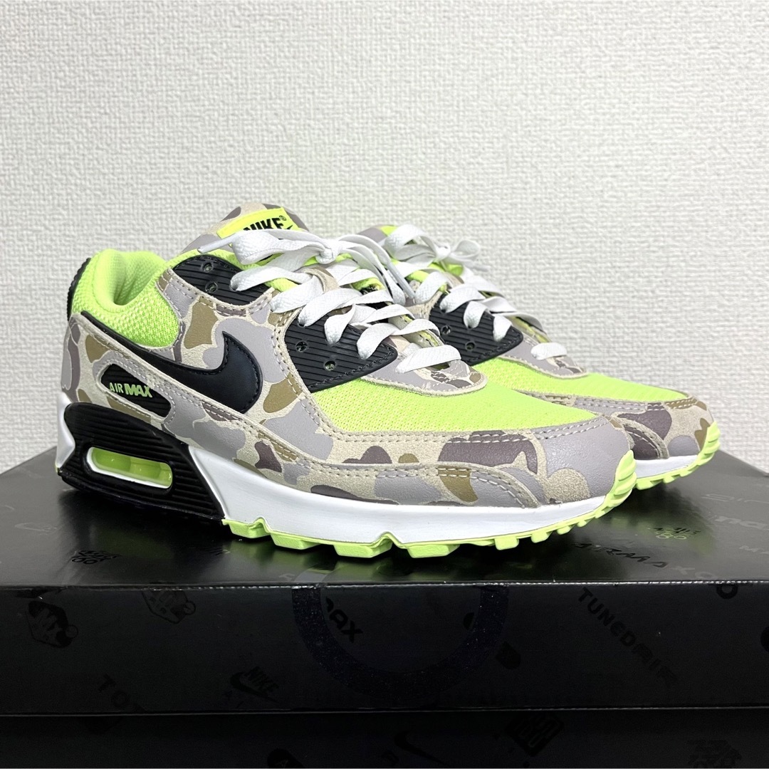 NIKE(ナイキ)の美品希少 ナイキAIR MAX 90 GREEN DUCK CAMO 25.5 メンズの靴/シューズ(スニーカー)の商品写真